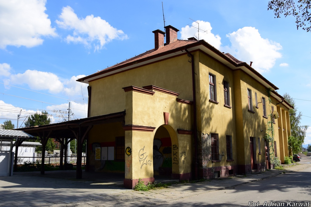 Wilkowice Bystra Baza kolejowa